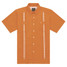 Texas Standard Men's Guayabera Libre Shirt Burnt Orange back view