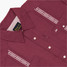 Texas Standard Men's Guayabera Libre Shirt Maroon back view