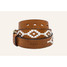 Zilker Belts Rambler Belt coiled display showing full belt length and width