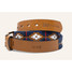 Zilker Belts Texas Monthly 50th Anniversary Belt cognac side angle