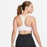 Nike Women's Swoosh Light Support Non-Padded Sports Bra in White back view