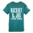 Racquet & Jog Comfort Pocket Tee Emerald back