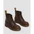 Dr. Martens 1460 Crazy Horse Leather Boots in brown, angled side view