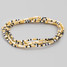 Fame Dainty Seed Beaded Bracelets Black/White/Gold