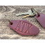 Tres Cuervos Y'all Motel Keychain retro motel design metal construction