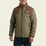 The Howler Brothers Men's Merlin The Jacket in Mountain Green and Teak