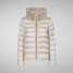 Men's Compass A Div Circle Pullover Hoodie Women's Mei Puffer Jacket in the Rainy Beige colorway