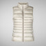 Save The Duck Women's Lynn Puffer Vest in Rainy Beige