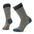 Smartwool Everyday Popcorn Polka Dot Crew Socks in cream with navy dots