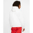 Nike Men's Sportswear Club Fleece Hoodie in the White/Black colorway