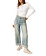 Free People Women's Palmer Cuffed Jeans in la la land colorway