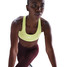 Nike Women's Swoosh Medium Support Sports Bra Light Lemon Twist front view