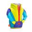 Puffin Drinkwear The Miller Koozie multi cyan angled view