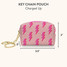 Studio Oh! Charged Up Keychain Pouch in colorful battery pattern design