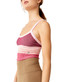 FP Movement Women's All Clear Space Dye Cami in magenta minx combo colorway