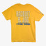 Racquet & Jog Mustard Off White Blue Comfort Color Tee back