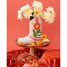 ban.do Giddy Up Cowboy Boot Vase in cream with decorative details