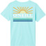 The O'Neill Boy's Sun Supply Tee in Turquoise