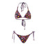 Maaji Women's Batik Balmy Rings Sliding Triangle Reversible Bikini Top