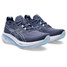 The Asics Women's Gel Nimbus 26 in Thunder Blue and Sapphire