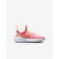 The Nike Little Kids' Flex Runner 2 Running Shoes in Coral Chalk, Sea Coral, White, and Citron Pulse
