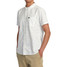 The RVCA Men's Beat Stripe Short Sleeve Short in the Sand Colorway