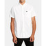 The RVCA Men's That'll Do Stretch Short Sleeve Shirt in White