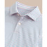 The Boys Ryder Heather Halls Stripe Performance Polo in Heather Pale Rosette Pink colorway