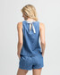 Southern Tide Women's Carissa Denim Tank