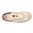 The Olukai Men's Punini Sneaker Shoes in the colorway Off White/ Molten Orange