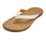 The Olukai Honu Women's Leather Beach Sandal in the colorway Rockport Lb Lucky Bay Dress Slide Sandals Sz 9.5 Brow