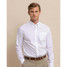 The Charleston Overbrook Solid Long Sleeve Sport Shirt in Classic White colorway