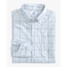 The brrr° Intercoastal Rainer Check Long Sleeve Sport Shirt in Platinum Grey colorway