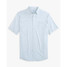 The brrr° Intercoastal Floral To See Short Sleeve Sport Shirt in Wake Blue colorway