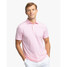 The brrr°-eeze Meadowbrook Stripe Polo in Geranium Pink colorway The brrr°-eeze Meadowbrook Stripe Polo in Geranium Pink colorway