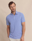 Southern Tide Men's brrr°-eeze Meadowbrook Stripe Polo Surf Blue