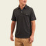 The Howler Brothers Men's Ranchero Polo in the Antique Black Colorway