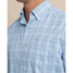 The Intercoastal Primrose Plaid Long Sleeve Sport Shirt in  Subdued Blue colorway