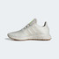 The Adidas Big Kids Swift Run 1.0 Running Shoes in the colorway Aluminium / Aluminium / Lucid Lemon