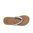 The Sanuk Women's Happy Placer Daisy Sandals in the colorway White Daisy