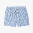 The Bungalow Trunk in Sky Blue Leaves colorway