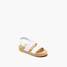 The Reef Toddlers' Water Vista Sandals in the colorway White/ Tan