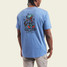 The Howler Brothers Men's Travelin' Light Pocket Tee in the Blue Mirage Colorway The Howler Brothers Men's Travelin' Light Pocket Tee in the Blue Mirage Colorway