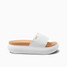 The Reef Women's Cushion Bondi Bay Slide Sandals in the colorway Cloud