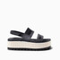 The Reef Women's Water Vista Higher Sandal in the colorway Black Vintage