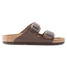 The Birkenstock Men's Arizona Grip Natural Sandals in the colorway Vintage Wood Roast