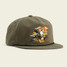 The Howler Brothers Men's Caracara Snapback Hat in the Oregano Colorway