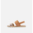 The Sorel Women's Ella III Slingback Sandal in the colorway Honest Beige/ Honey White