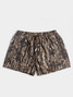 Duck Camp Men's 5" Scout Shorts Woodland Camo front view