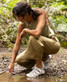 Keen Women's Hyperport H2 Sandals Alloy and Skyway back view